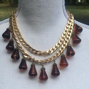 COPY - Anthropologie NWT Chain Tortoise Drop Necklace